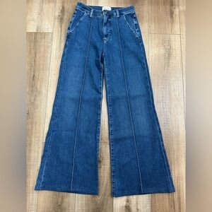 SOLD- Frame Denim Dark Blue Flare Jeans